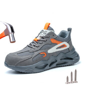 Primavara Vara Pantofi de protectie pentru munca Barbati Pantofi cu varf de otel Cizme de protectie pentru constructii Barbati Pantofi de munca respirabili de protectie