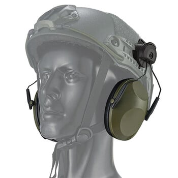 Ωτοασπίδες κατά του θορύβου Tactical Hunting Ear Defenders Helmet Mounted Ear Muff Προστασία ακοής Ηχομόνωση για σκοποβολή