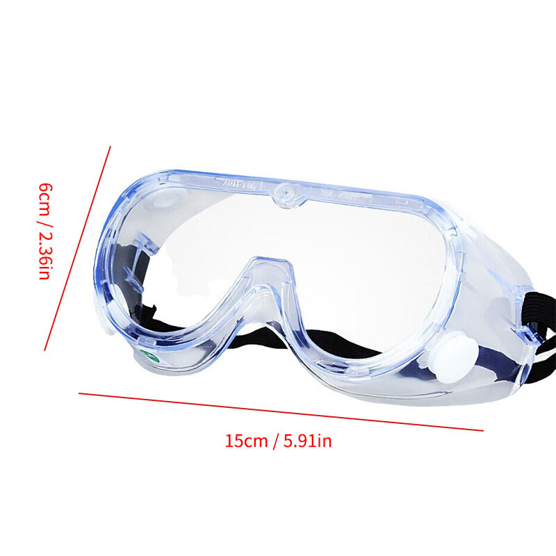 Zaštitne naočale širokog vida, podesiva zaštita za oči, prozirne leće, naočale protiv magljenja, meke, lagane naočale, zaštitne naočale