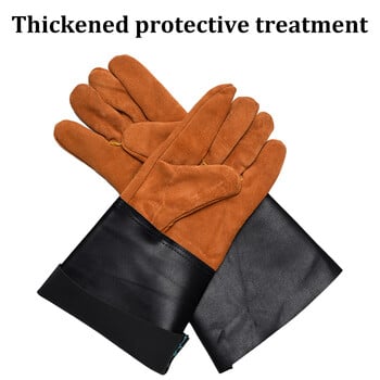 Welder Work Gloves Gardening Construction Welding Professional Safety Protection Δερμάτινο γάντι Ανθεκτικό στη φθορά θερμομόνωση