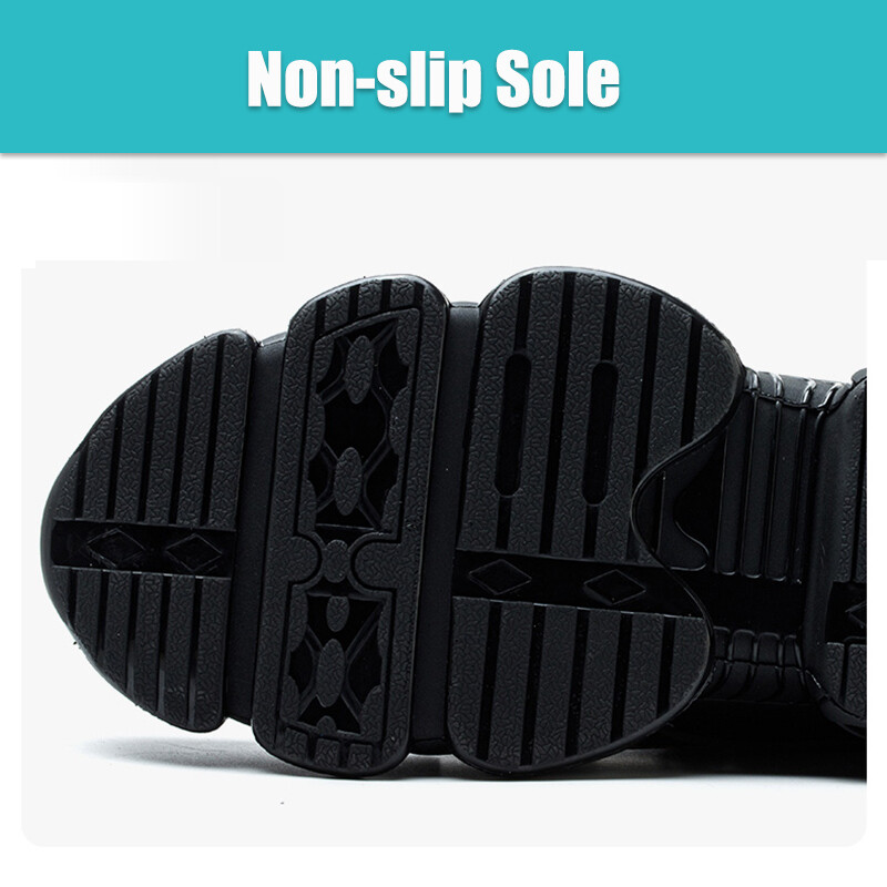 Radne čizme s rotirajućim gumbom Muške zaštitne cipele Plastični prsti Prozračne lagane muške građevinske radne cipele Sigurnosne tenisice