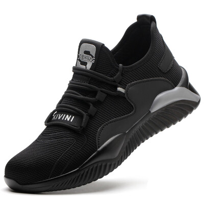 Pantofi de siguranță pentru muncă pentru bărbați Cizme de lucru cu vârf de oțel Pantofi de lucru anti-punctură Pantofi ușori Cizme de siguranță în construcții