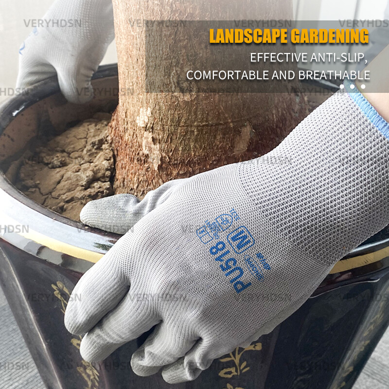 3 perechi de mănuși de lucru ultra-subțiri Manșetă tricotată de înaltă performanță Manșetă fermă anti-alunecare Ecran tactil Durabil și respirabil pentru bărbați și femei