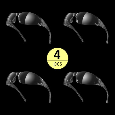 Γυαλιά ασφαλείας Clear Unisex Anti-Scratch Προστατευτικά γυαλιά Ανθεκτικό σε κρούση Φακός CE ANSI Z87 Construction Shooting Laboratory