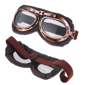 Pilot Retro Goggles Dustproof Πλαίσιο φακού Γυαλιά Μοτοσικλέτας Cruiser Scooter Snowboard Protective Gears Eye Protection Γυαλιά ηλίου