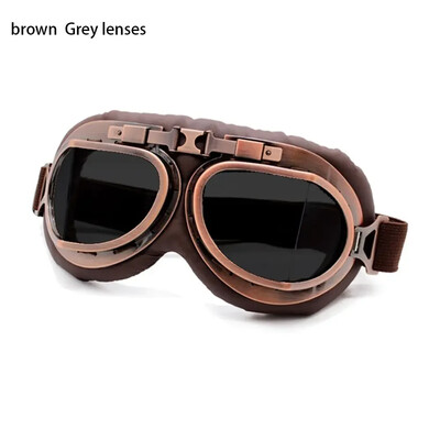 Ochelari retro pilot cu lentile rezistente la praf Ochelari pentru motociclete Cruiser scuter Snowboard Echipamente de protecție Protecția ochilor Ochelari de soare