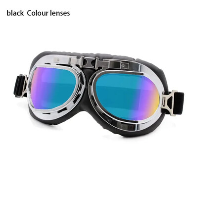 Ochelari retro pilot cu lentile rezistente la praf Ochelari pentru motociclete Cruiser scuter Snowboard Echipamente de protecție Protecția ochilor Ochelari de soare