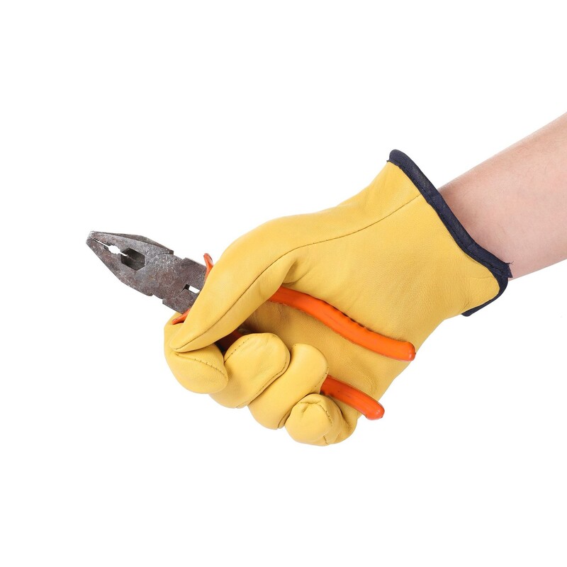 Talvised töökindad Nahast termokinnas Külm ilm Soe Puuvillane Vooder sügavkülmik Töökinnas