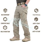 Pantaloni tactici militari IX9 City pentru bărbați Pantaloni armata de luptă SWAT Pantaloni ocazionali pentru drumeții Pantaloni în aer liber Pantaloni cargo impermeabili