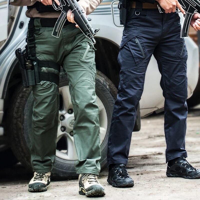 Pantaloni tactici militari IX9 City pentru bărbați Pantaloni armata de luptă SWAT Pantaloni ocazionali pentru drumeții Pantaloni în aer liber Pantaloni cargo impermeabili