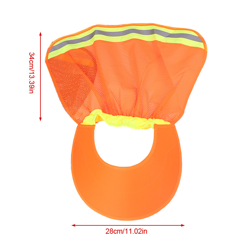 Vasarinis kietas kepurės skydas nuo saulės Kietas skrybėlės skydelis Kietas skrybėlės kaklo skydas Šviesą atspindinti juostelė kietos kepurės priedai lauko darbuotojui