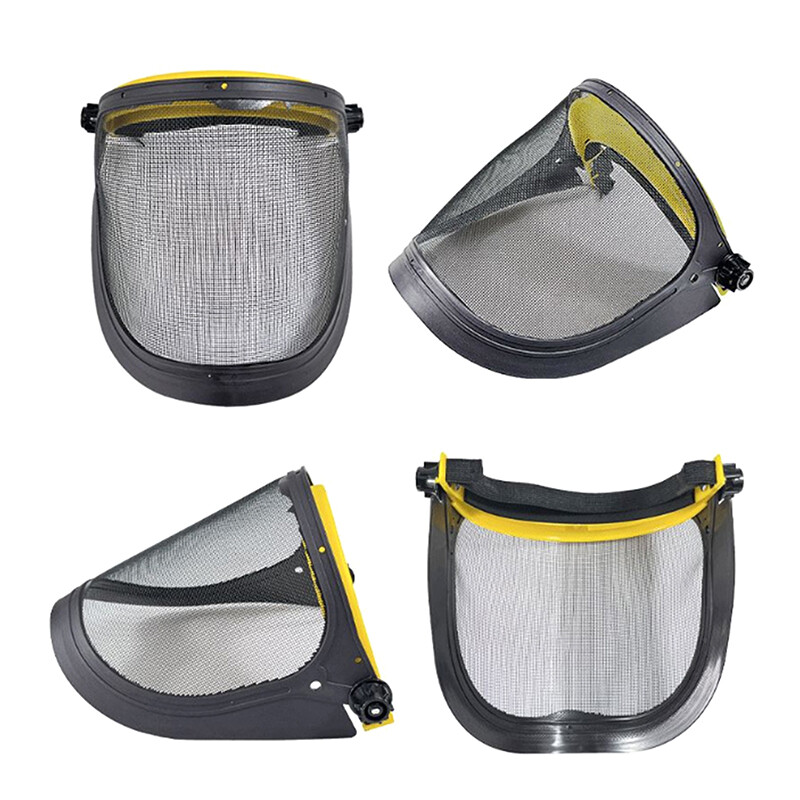 1PC Protector pentru cască de ferăstrău cu lanț Protecție facială în siguranță pentru pădure