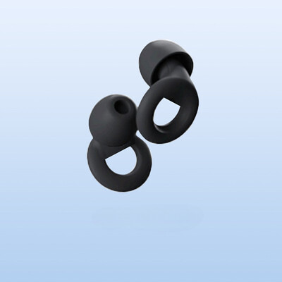 Кръгли безшумни тапи за уши за силиконови тапи за уши за удобно плуване, намаляване на шума в ушите и звукоизолиращи тапи за уши