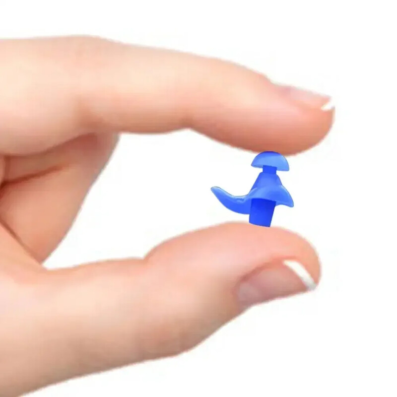 1 чифт Водоустойчиви меки тапи за уши Силиконови преносими тапи за уши Аксесоари за плуване Издръжливи тапи за уши Класическа деликатна текстура