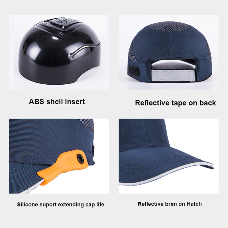 Hivizi Bump Cap kaitsekiiver Töökaitsemüts hingav suvine turvalisus Kerged kiivrid pesapalli ehitustöötajatele