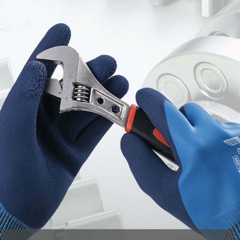 Издръжливи водоустойчиви работни ръкавици Неплъзгащи се предпазни ръкавици Устойчиви на износване латексови ръкавици Ръкавици за строително инженерство Градинарство