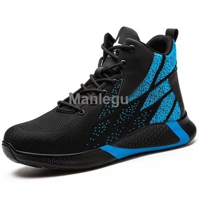 Cizme de lucru Pantofi de siguranță cu vârf de oțel Bărbați, femei, pantofi de lucru, pantofi de sport, pantofi ușori, anti-punctură, pentru bărbați, cizme indestructibile