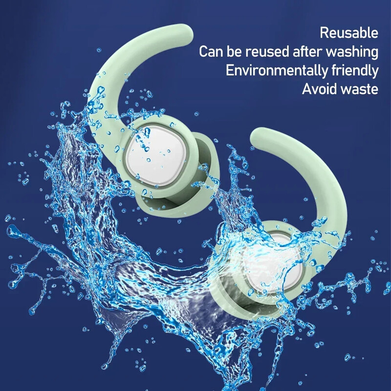 1Paar 2Layers Muusik Helikindlad Mootorrattad Mürasummutus Mürasummutus Kõrvatropid Kuulmiskaitse Silikoon