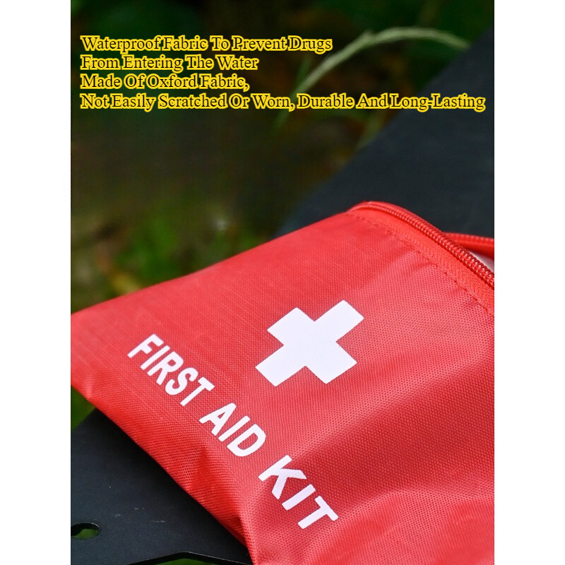 2 vnt. Lauko medicinos pagalbos rinkinys Sveikas žygis Užtrauktukas Kelionės Stovyklavietės Medicinos Pirmosios pagalbos rinkinys Tuščias krepšys Laikymas Nešiojamas Staiga
