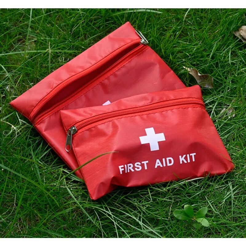 2 vnt. Lauko medicinos pagalbos rinkinys Sveikas žygis Užtrauktukas Kelionės Stovyklavietės Medicinos Pirmosios pagalbos rinkinys Tuščias krepšys Laikymas Nešiojamas Staiga
