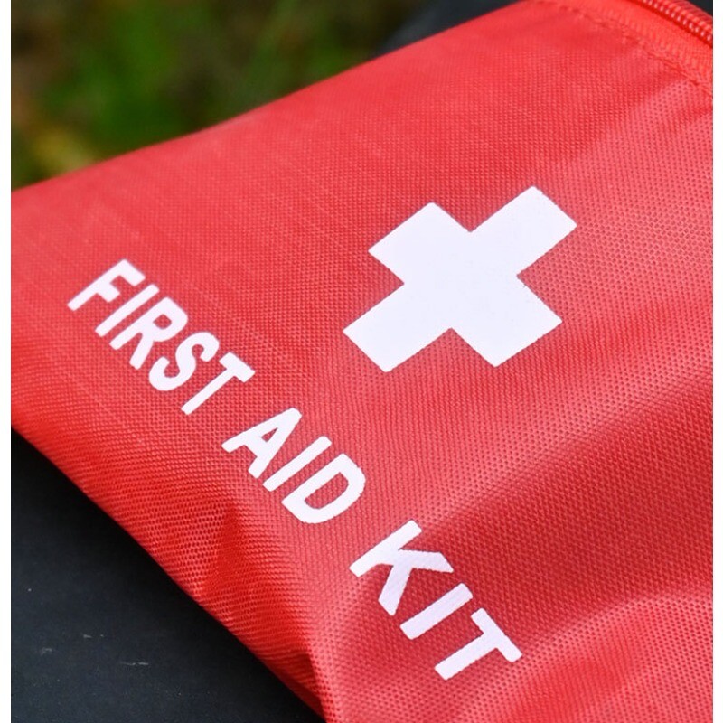 2 vnt. Lauko medicinos pagalbos rinkinys Sveikas žygis Užtrauktukas Kelionės Stovyklavietės Medicinos Pirmosios pagalbos rinkinys Tuščias krepšys Laikymas Nešiojamas Staiga