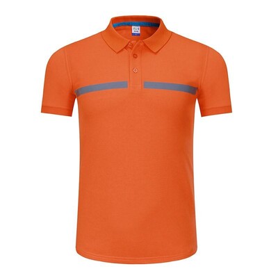 Ohutuspolo-T-särk töötamiseks Helgestipeegeldavad tööriided, millel on hingav ja higineelduv õhuke kulumiskindel disain