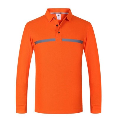 Ohutuspolo-T-särk töötamiseks Helgestipeegeldavad tööriided, millel on hingav ja higineelduv õhuke kulumiskindel disain