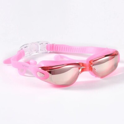 ARENA Ochelari de înot profesionali anti-aburire pentru adulți cu dopuri pentru urechi, bărbați, femei, ochelari de înot rezistenti la scurgeri, reglabili cu protecție UV