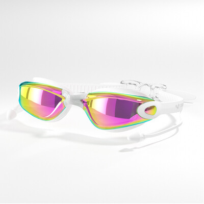 ARENA Ochelari de înot profesionali anti-aburire pentru adulți cu dopuri pentru urechi, bărbați, femei, ochelari de înot rezistenti la scurgeri, reglabili cu protecție UV