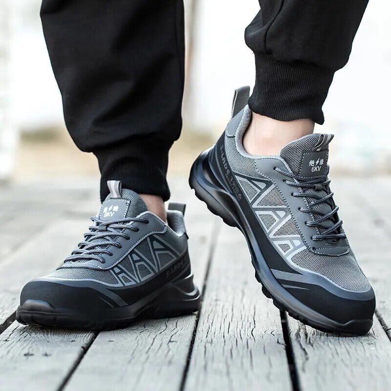 Предпазни обувки Man For Work Безопасни ботуши Неразрушими строителни обувки Steel Toe Защитни мъжки работни обувки Ботуши против пробождане