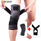 1PC Kompresijas ortopēdisks ceļgalu sargs darbam, trenažieru zālei, locītavām, futbolam, Regulējams ceļgala balsts Sporta aizsardzība Ceļu sāpēm