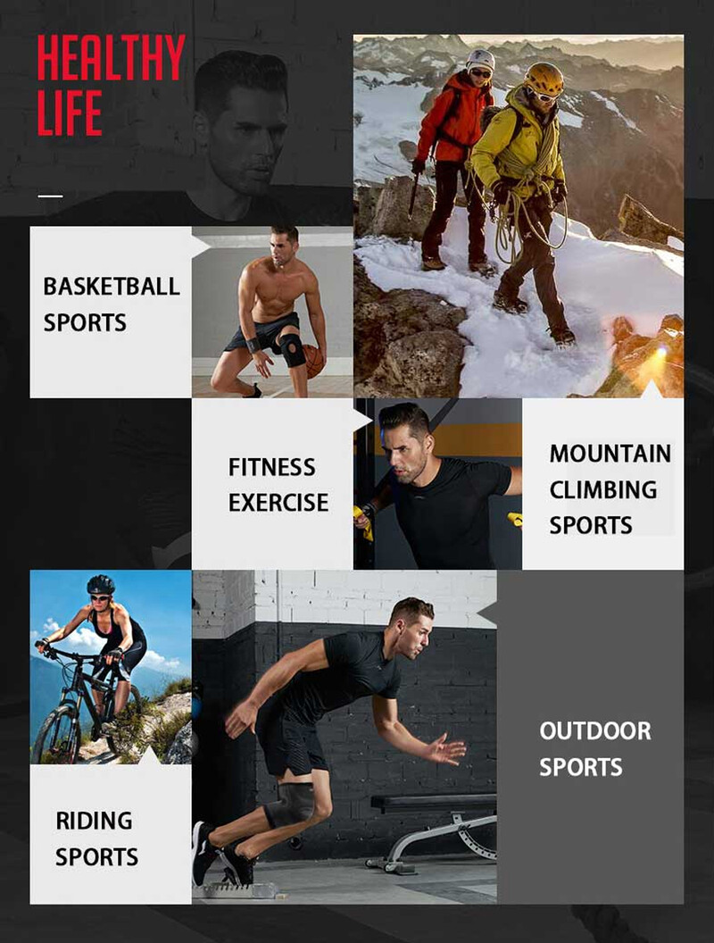 1PC Kompresijas ortopēdisks ceļgalu sargs darbam, trenažieru zālei, locītavām, futbolam, Regulējams ceļgala balsts Sporta aizsardzība Ceļu sāpēm