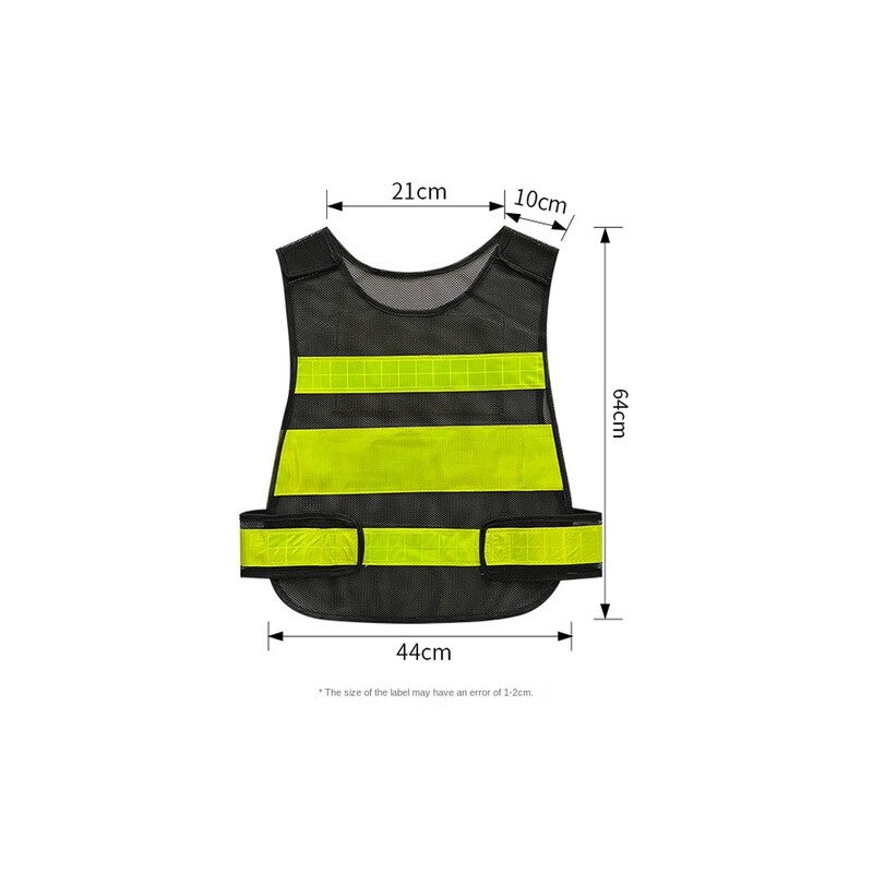 Vestă reflectorizantă de siguranță de înaltă vizibilitate Vestă ușoară de avertizare în aer liber de noapte pentru securitatea traficului Alergare pe timp de noapte Ciclism Sport