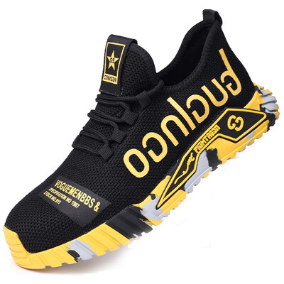 Защитни стоманени предпазни обувки Мъжки работни обувки против пробиви Мъжки дишащи индустриални обувки Неразрушими работни защитни ботуши