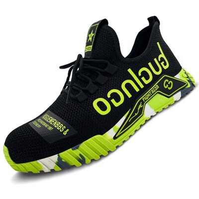 Защитни стоманени предпазни обувки Мъжки работни обувки против пробиви Мъжки дишащи индустриални обувки Неразрушими работни защитни ботуши