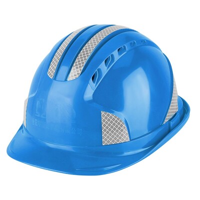 Töötaja ehitusplatsi kaitsekork Ventilate ABS Hard Hat helkurtriibuga kaitsekiiver