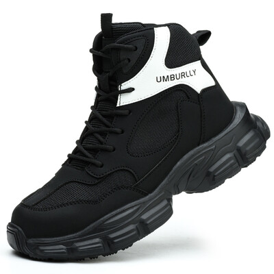 Cizme de lucru Pantofi confortabili de siguranță pentru construcții Pantofi de muncă pentru femei Pantofi de protecție antiderapant anti-zdrobire Pantofi cu vârf de oțel