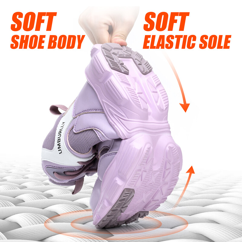 Cizme de lucru Pantofi confortabili de siguranță pentru construcții Pantofi de muncă pentru femei Pantofi de protecție antiderapant anti-zdrobire Pantofi cu vârf de oțel