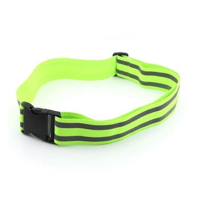 Hi vis viz Elastinis diržas atspindintis juosmens diržas reguliuojamo dydžio diržas atspindintis eismą dviračiu bėgiojimas juosmens juosta greitas pristatymas