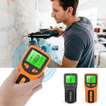 Ανιχνευτής μετάλλων 5 σε 1 Find Metal Wood Studs Live Wire Detect Wall Scanner Ανιχνευτής τοίχου ανιχνευτή ηλεκτρικού κουτιού Finder