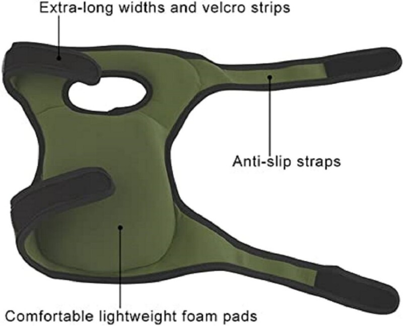 1 pár puha habból készült térdvédő munkához Térdtámasztó párna kertészkedéshez Tisztítás Védő Sport térdvédő építő Munkahelyi biztonság