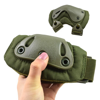 Тактически наколенки Elbow CS Военен протектор Армейски Airsoft Outdoor Sport Hunting Kneepad Safety Gear Protective Pads Support