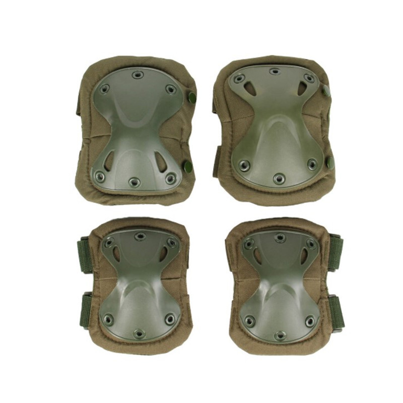 Taktiskie ceļgalu spilventiņi, elkoņa ceļgalu spilventiņi Militārie ceļgalu aizsargi āra sporta slidošana Riteņbraukšana Motocikla drošības aprīkojuma ceļgala aizsargs