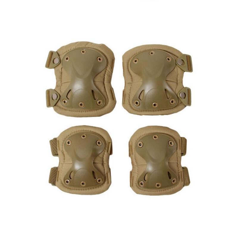 Taktiskie ceļgalu spilventiņi, elkoņa ceļgalu spilventiņi Militārie ceļgalu aizsargi āra sporta slidošana Riteņbraukšana Motocikla drošības aprīkojuma ceļgala aizsargs