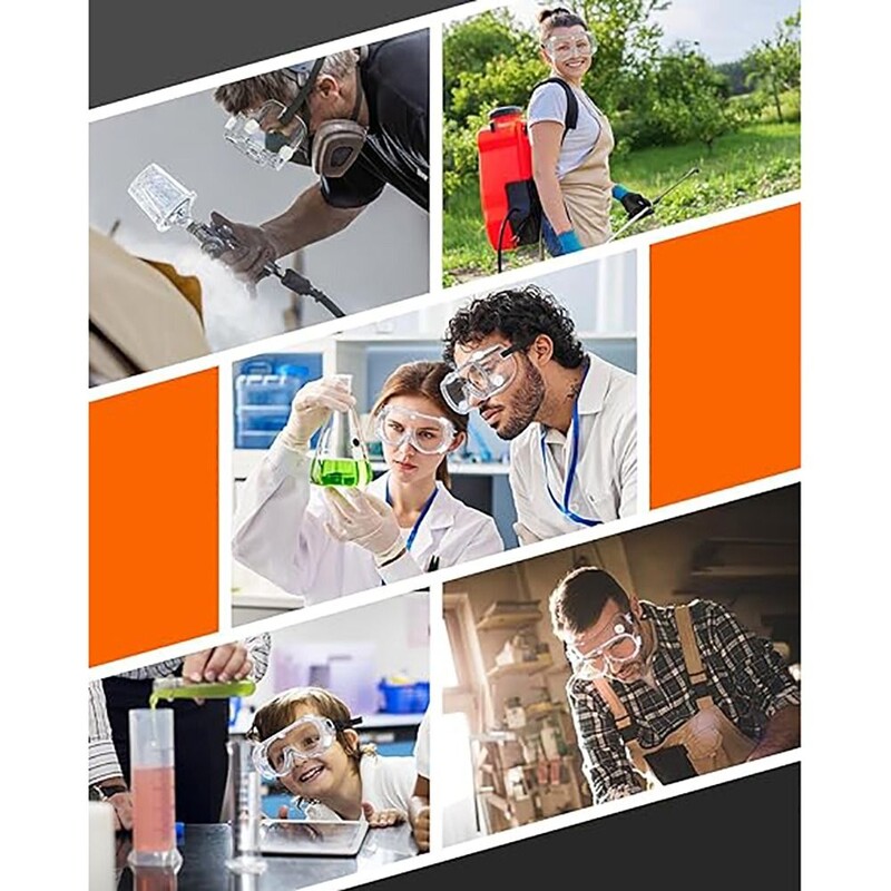 Vastupidavad löögikindlad kaitseprillid udukindlad polükarbonaadist silmade kaitseprillid läbipaistvad kaitseklaasid kaitseprillid