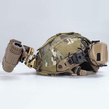 BOOIU Tactical Helmet Cover Outdoor Shooting Game CS Fast Helmets Πανί για Ops-Core CS Camo Κάλυμμα κράνους Στρατιωτικός εξοπλισμός