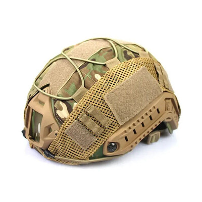 BOOIU Tactical Helmet Cover Outdoor Shooting Game CS Fast Helmets Cloth for Ops-Core CS Camo Helmet Cover Military Equipment