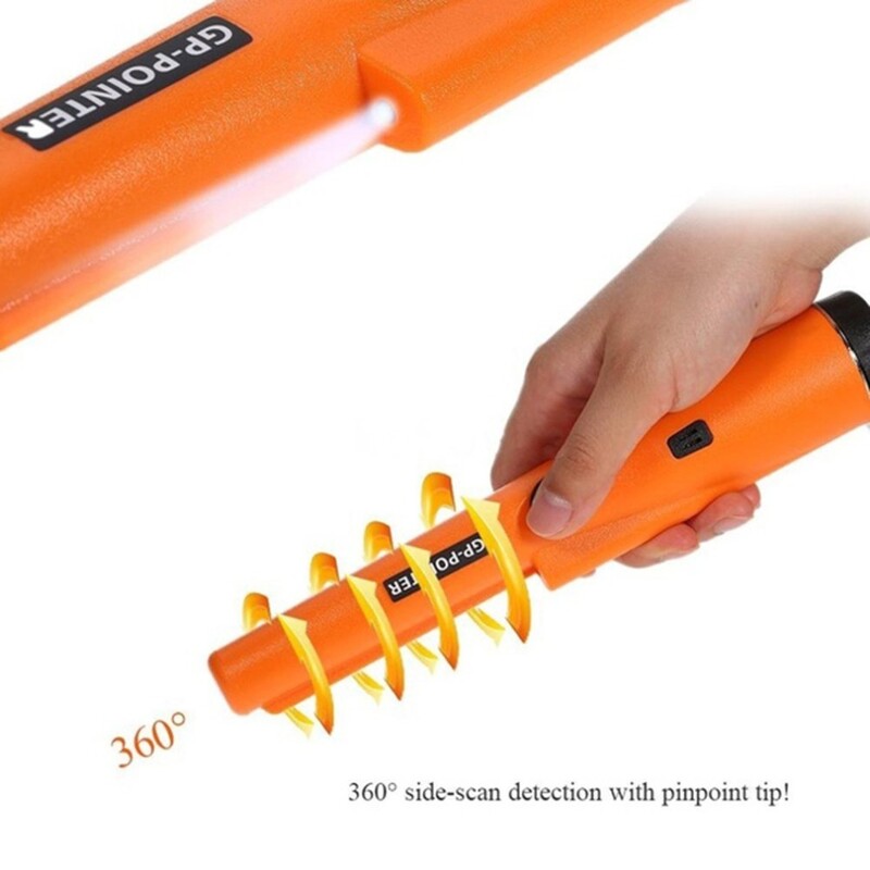 Uus käeshoitav metallidetektor metallist vardadetektori GP-osuti veekindel IP66 metallikulladetektori tester mündikulla jaoks