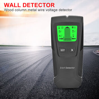 3 σε 1 LCD Wall Stud Finder Sensor Wall Scanner Ηλεκτρονικός ανιχνευτής Edge Center Ξύλο ρεύματος μέταλλο AC Live Wires Detection