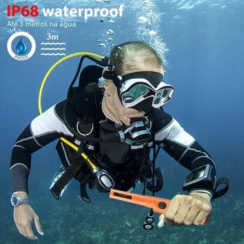 Φορητός δείκτης ανιχνευτή μετάλλων TC-110 Pinpoint GP-pointer Hand Held Metal Positioning Rod Detector IP68 Waterproof